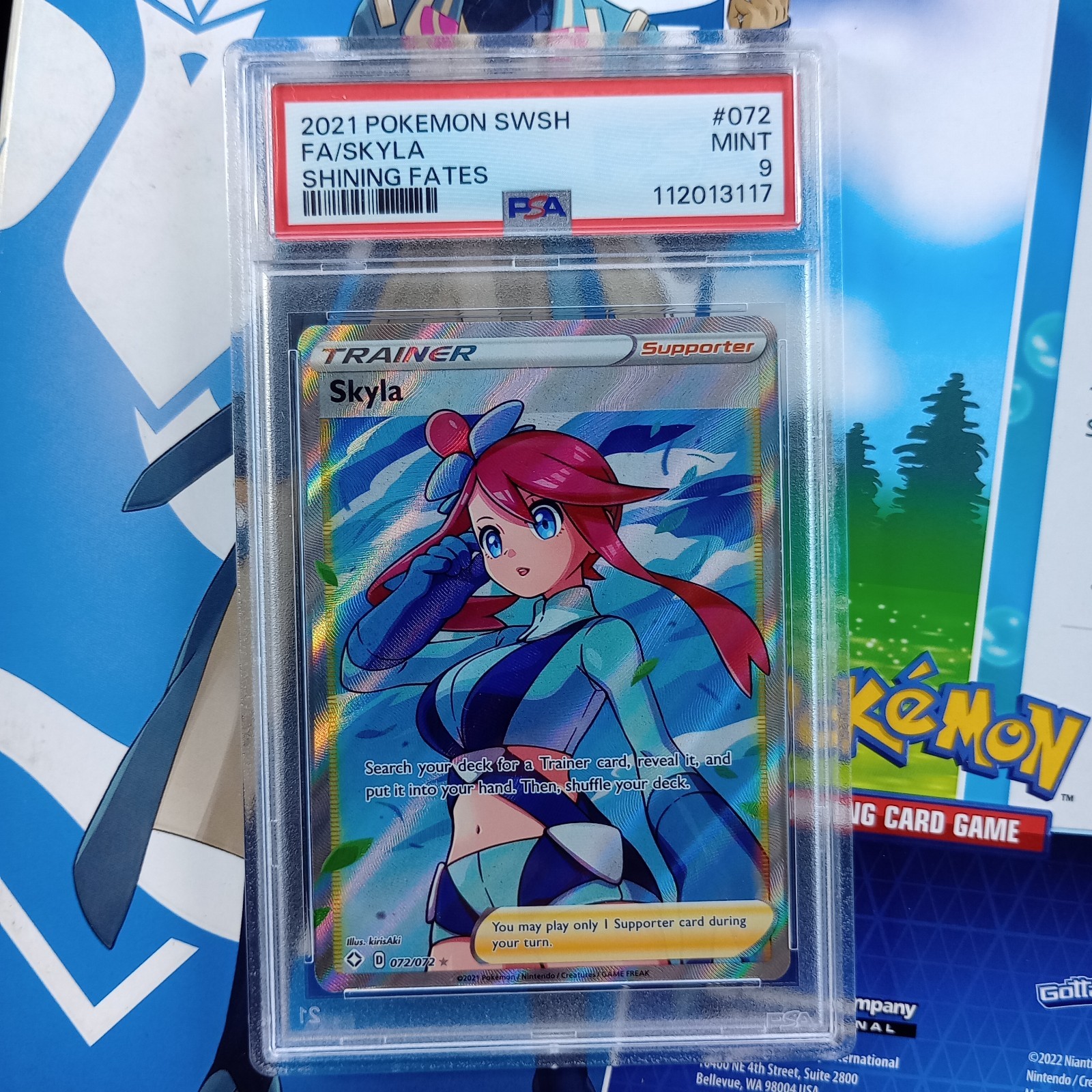 2021 Pokemon Sword & Shield Shining Fates Full Art/Skyla 072