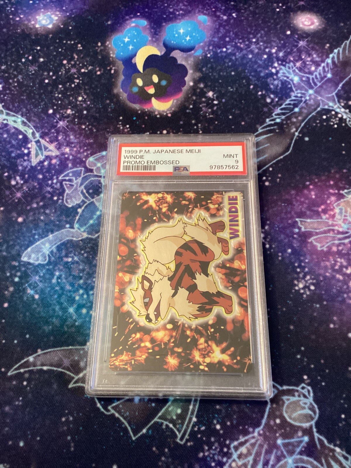 1999 Pokemon Japanese Meiji Promo Windie Embossed