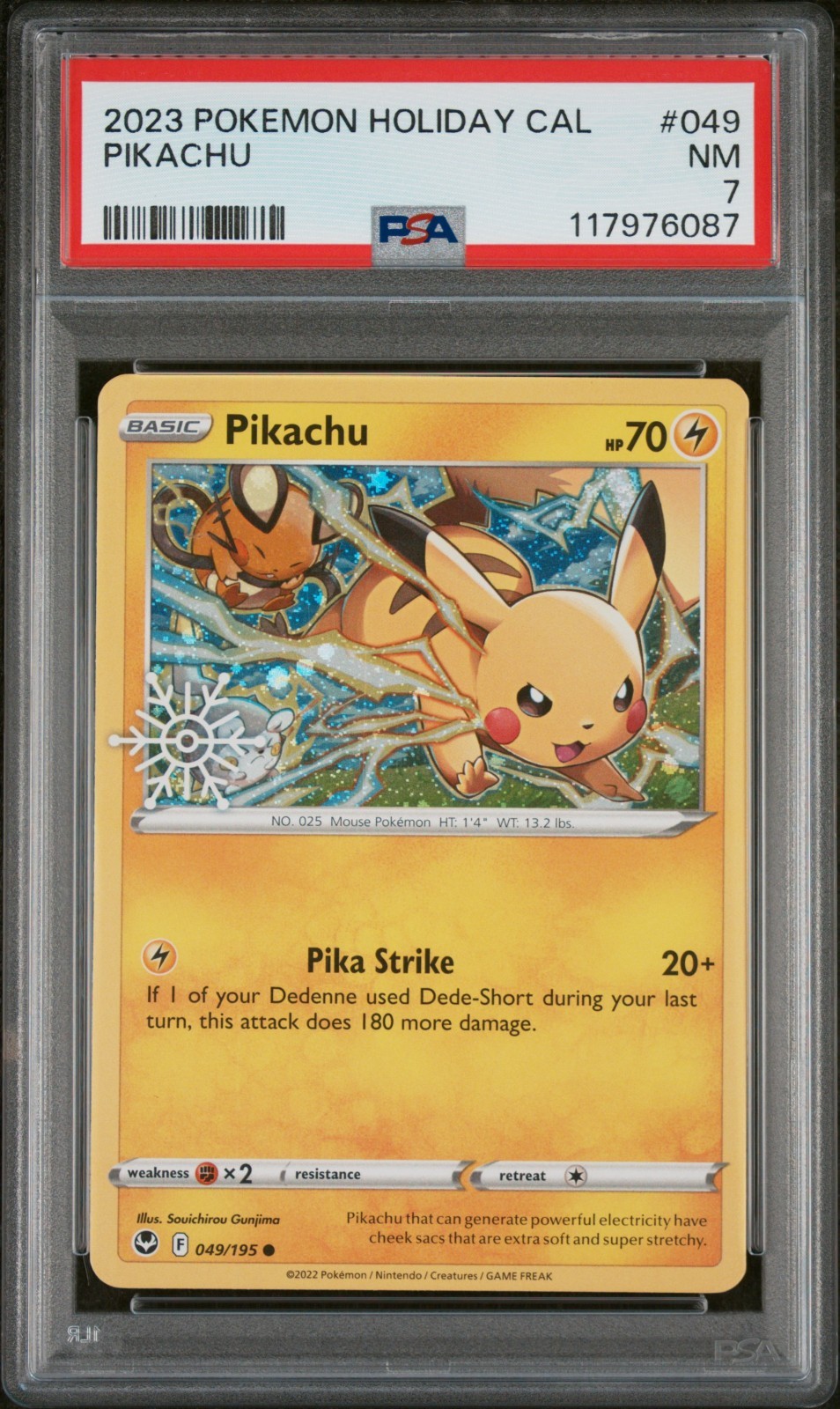 2023 Pokemon Holiday Calendar Pikachu 049