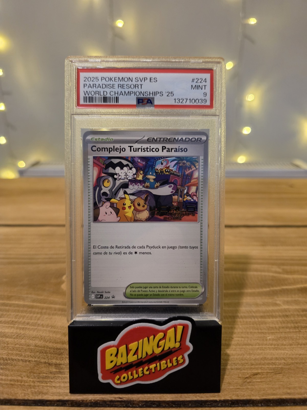 2025 Pokemon Spanish Svp ES-SV Black Star Promo Paradise Resort World Championships 2025 224