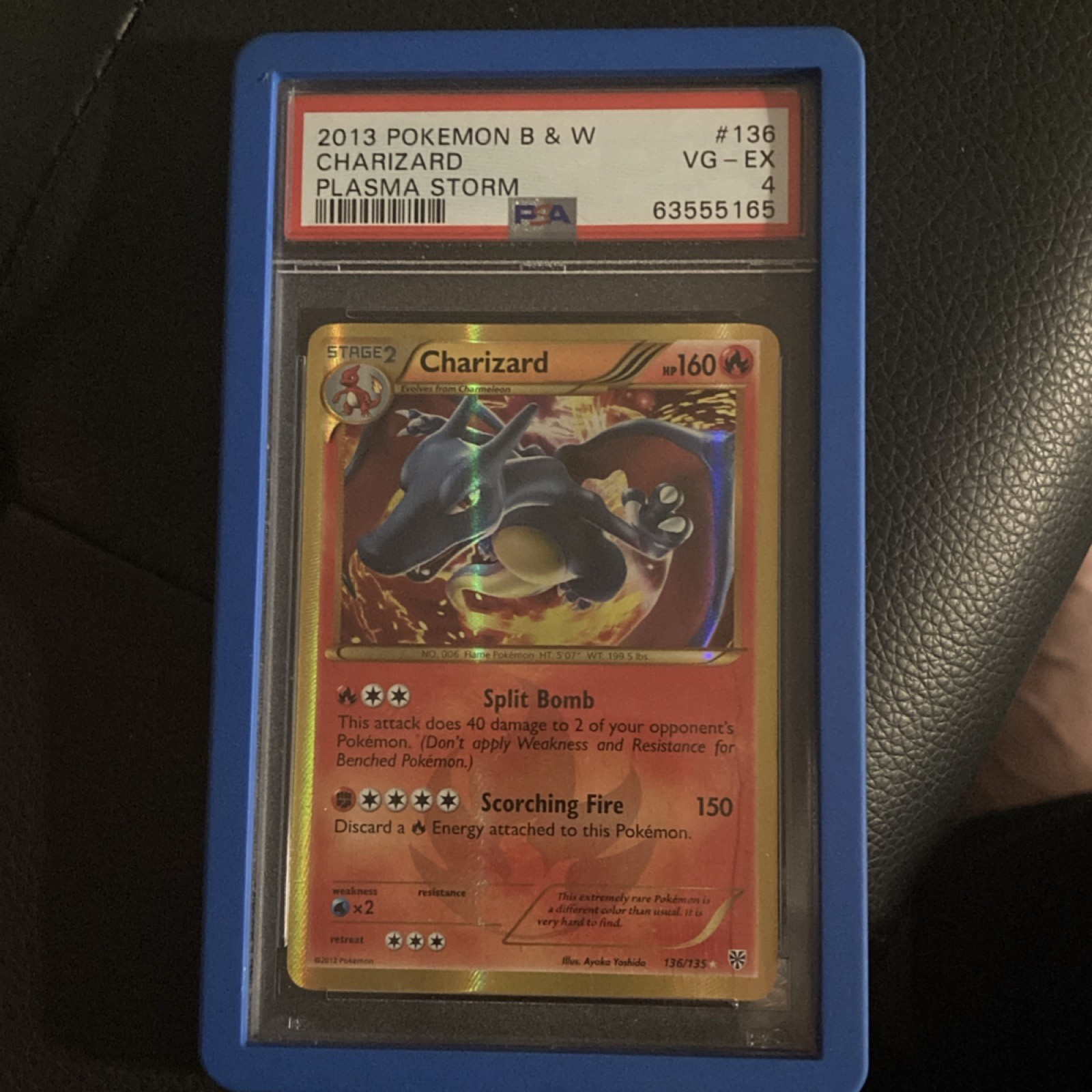 2013 Pokemon Black & White Plasma Storm Charizard 136