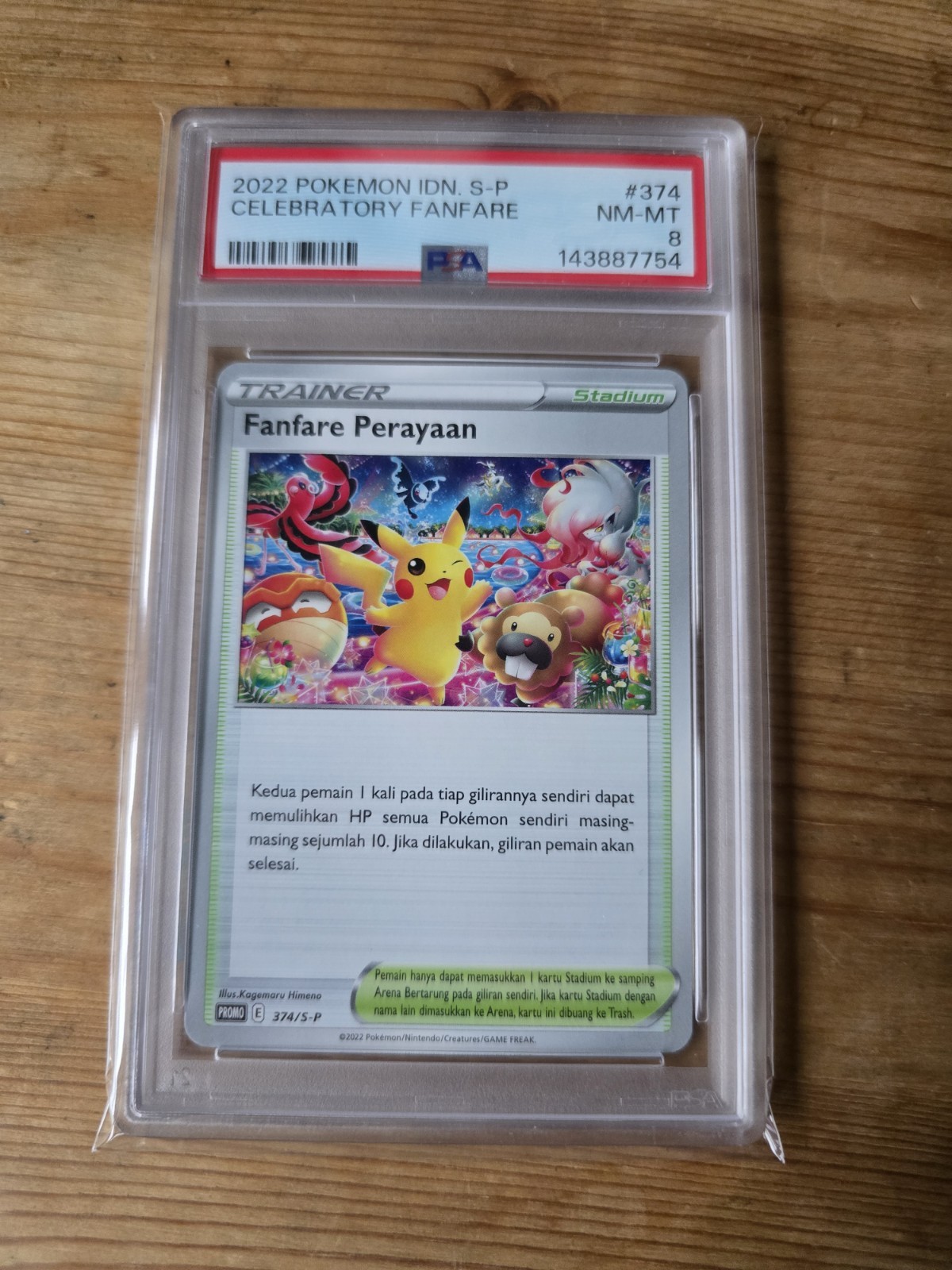 2022 Pokemon Indonesian S Promo Celebratory Fanfare 374
