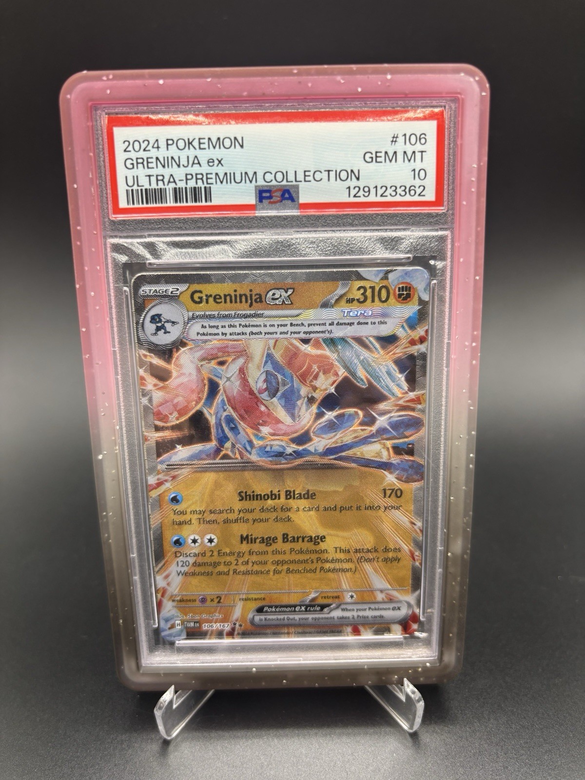 2024 Pokemon Greninja EX Ultra-Premium Collection Greninja EX 106