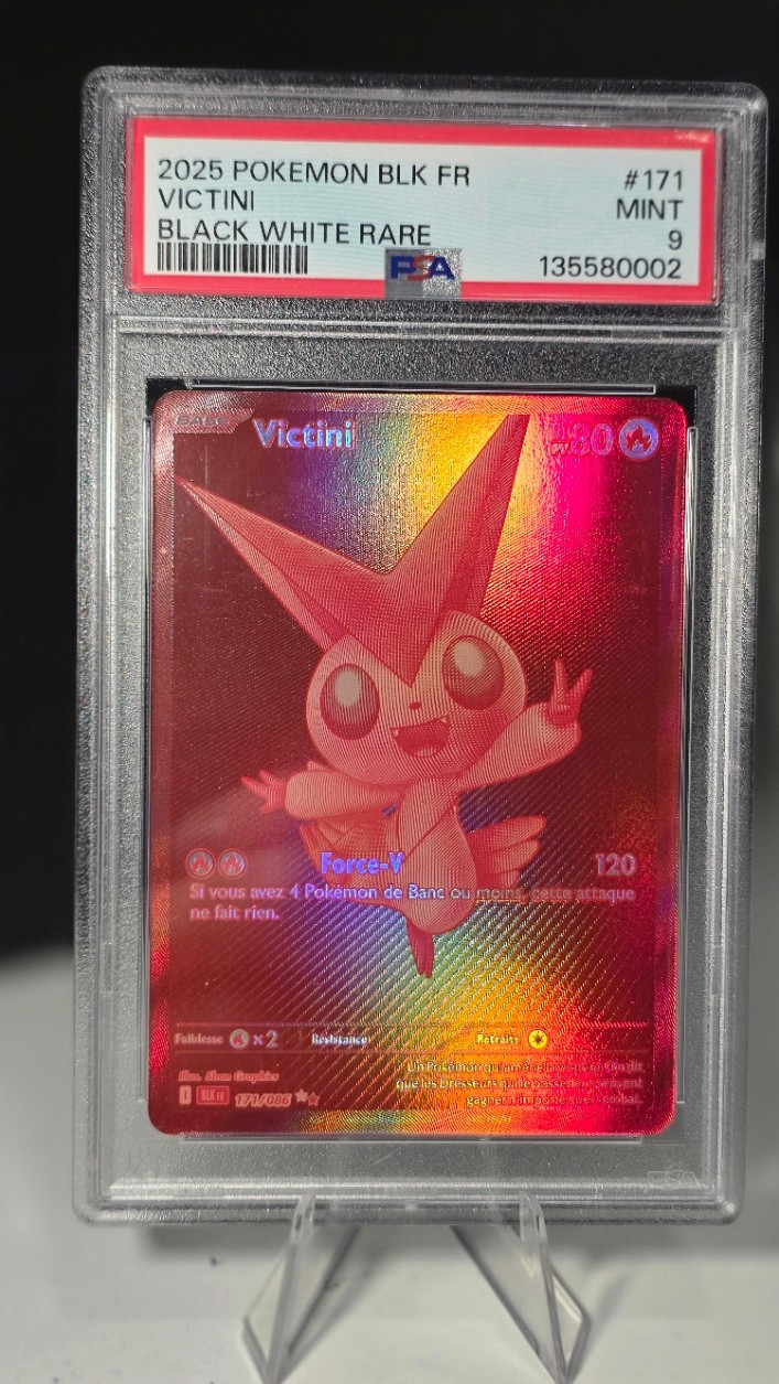 2025 Pokemon French Blk FR-Black Bolt Victini Black White Rare 171