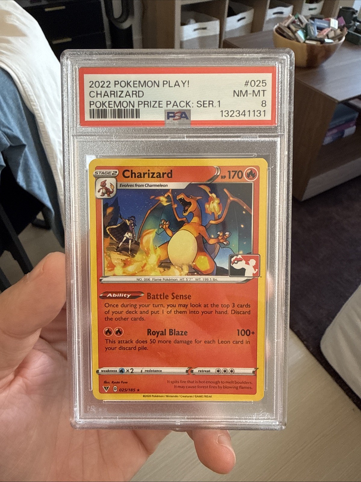 2022 Pokemon Play! Pokemon Prize Pack: Series 1 Charizard 025