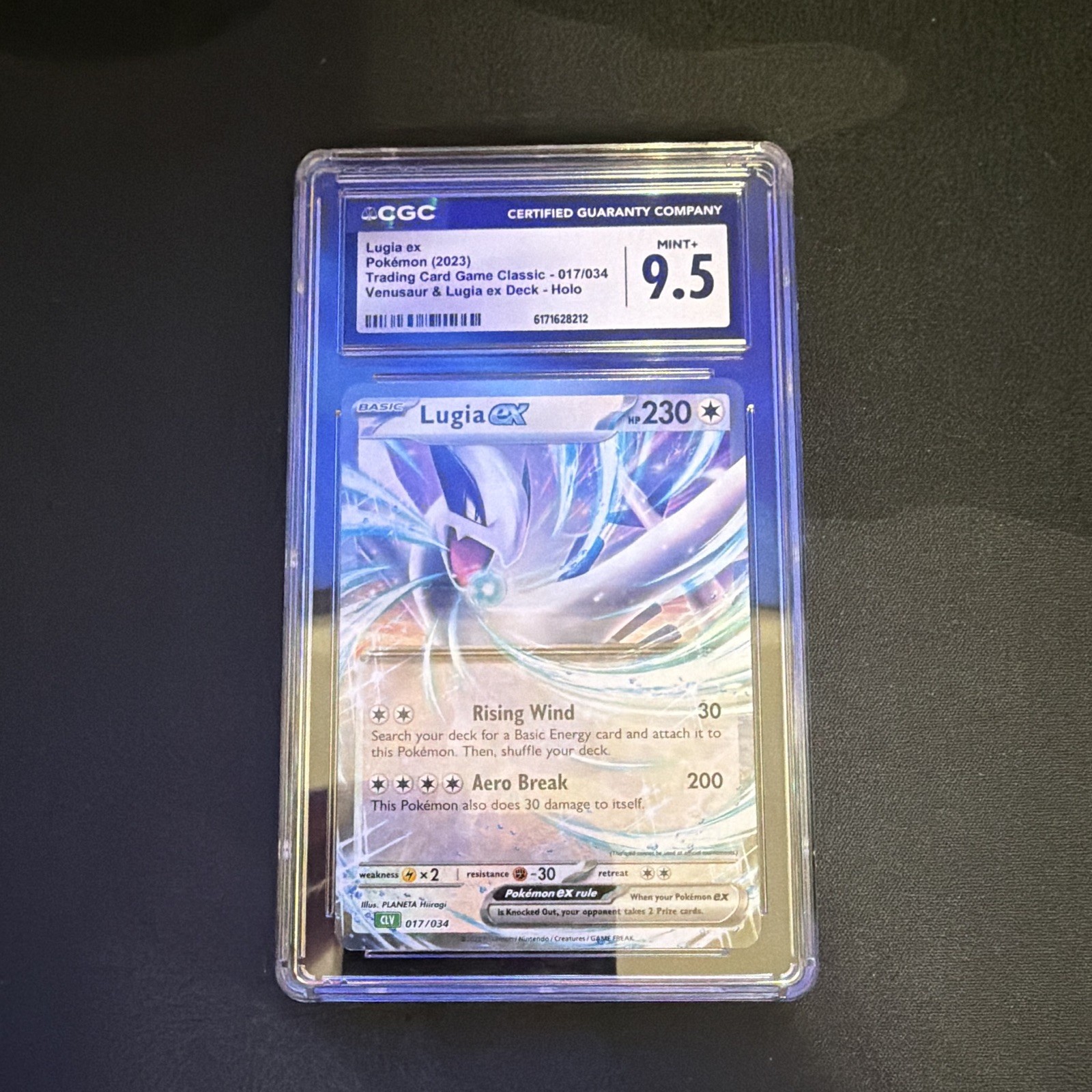 2023 Trading Card Game Classic - CLV, CLC, CLB - English Lugia ex Venusaur &amp; Lugia ex Deck - CLV Holo 017/034
