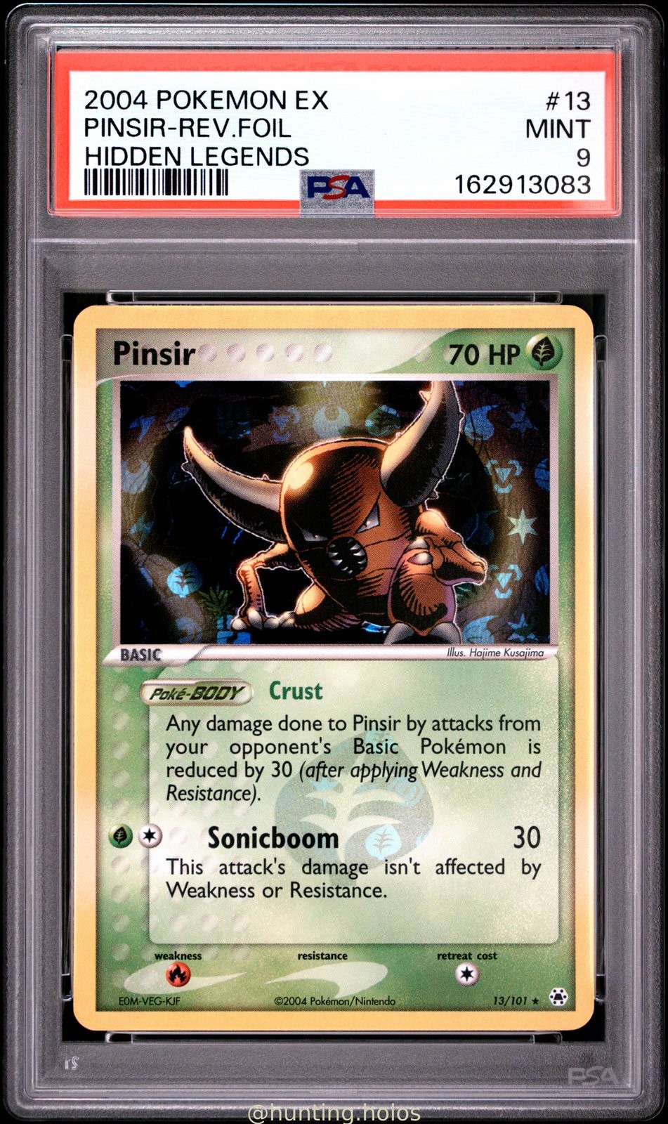 2004 Pokemon EX Hidden Legends Pinsir-Reverse Foil 13