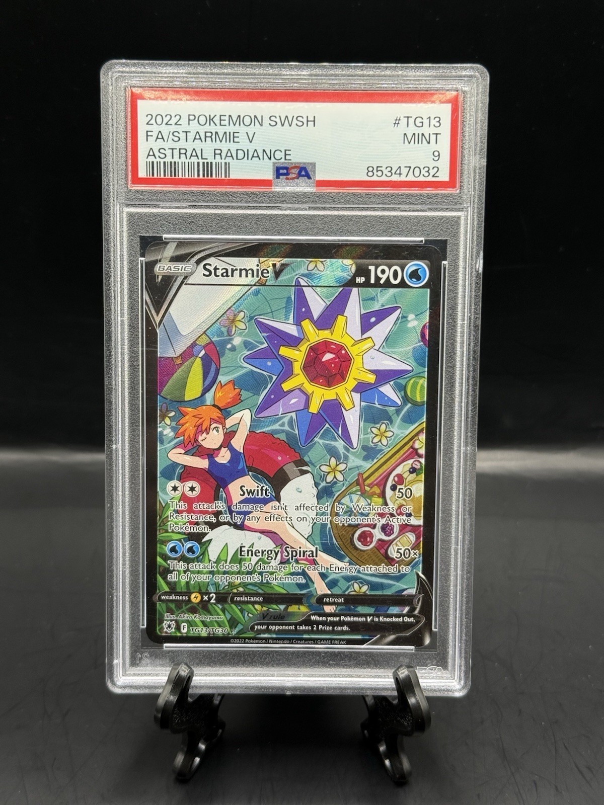 2022 Pokemon Sword & Shield Astral Radiance Full Art/Starmie V TG13