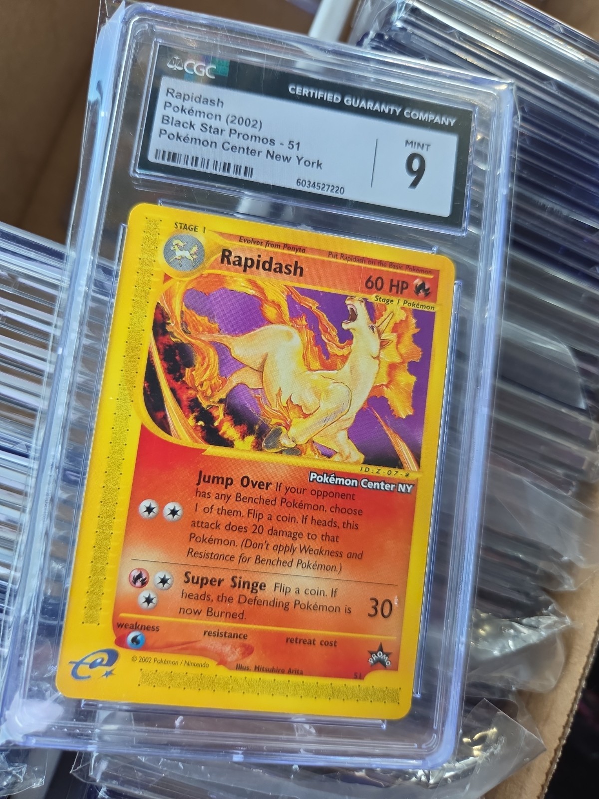 2002 Black Star Promos - WotC - English Rapidash Pokémon Center New York 51
