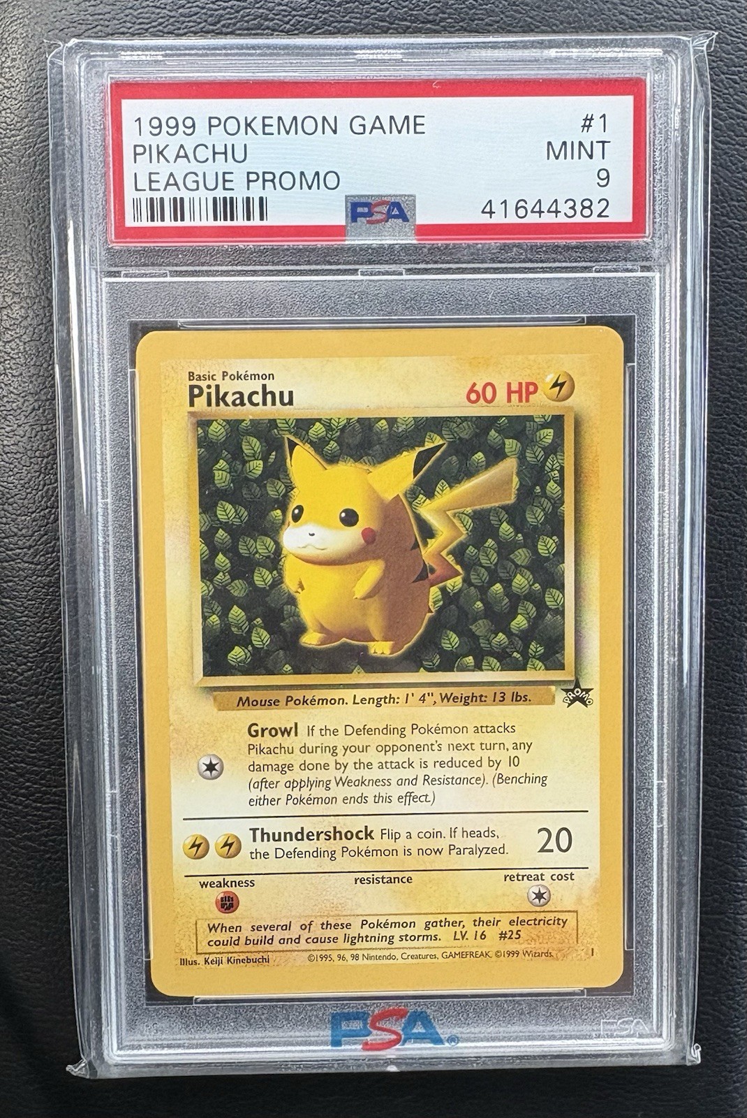 1999 Pokemon League Promo Pikachu 1