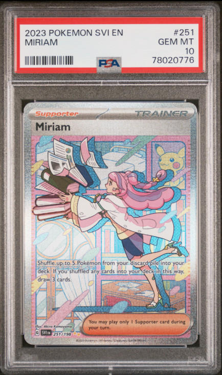 2023 Pokemon Svi EN-Scarlet & Violet Miriam Special Illustration Rare 251
