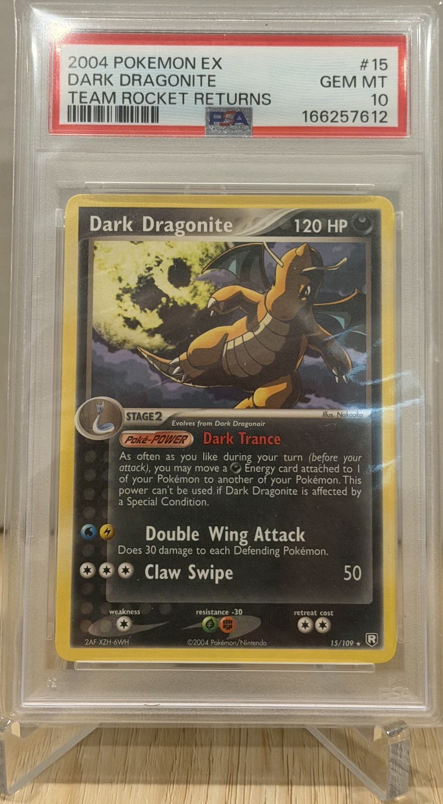 2004 Pokemon EX Team Rocket Returns Dark Dragonite 15