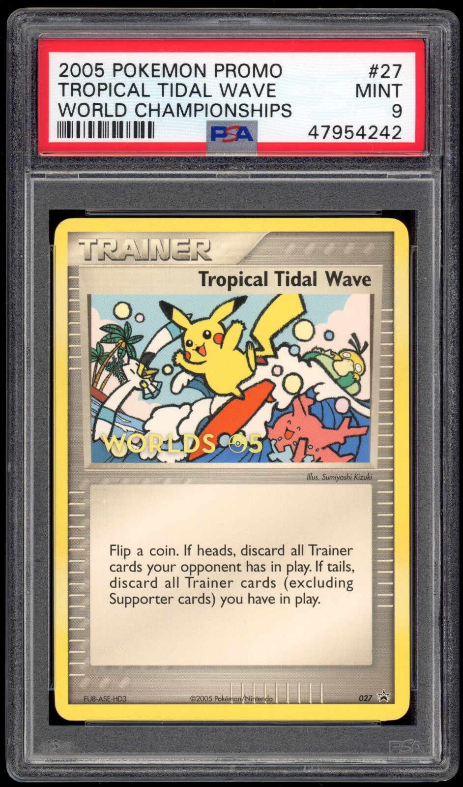 2005 Pokemon World Championship Promo Tropical Tidal Wave 27