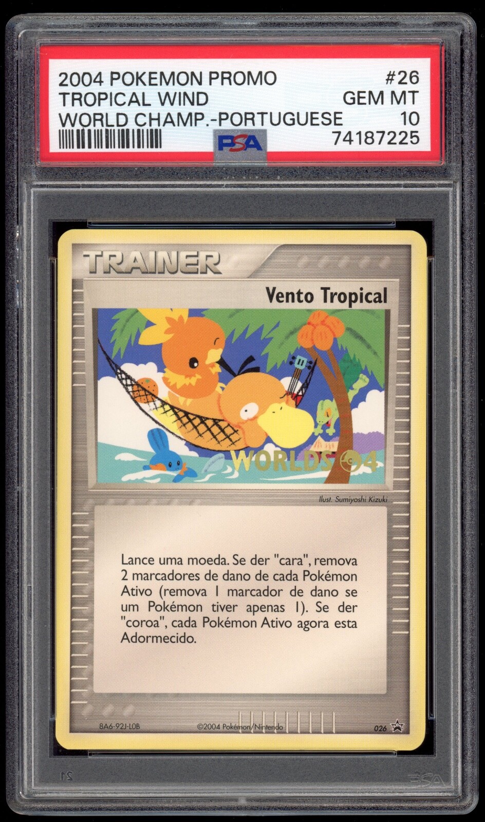 2004 Pokemon World Championships Promo Tropical Wind Portuguese 26