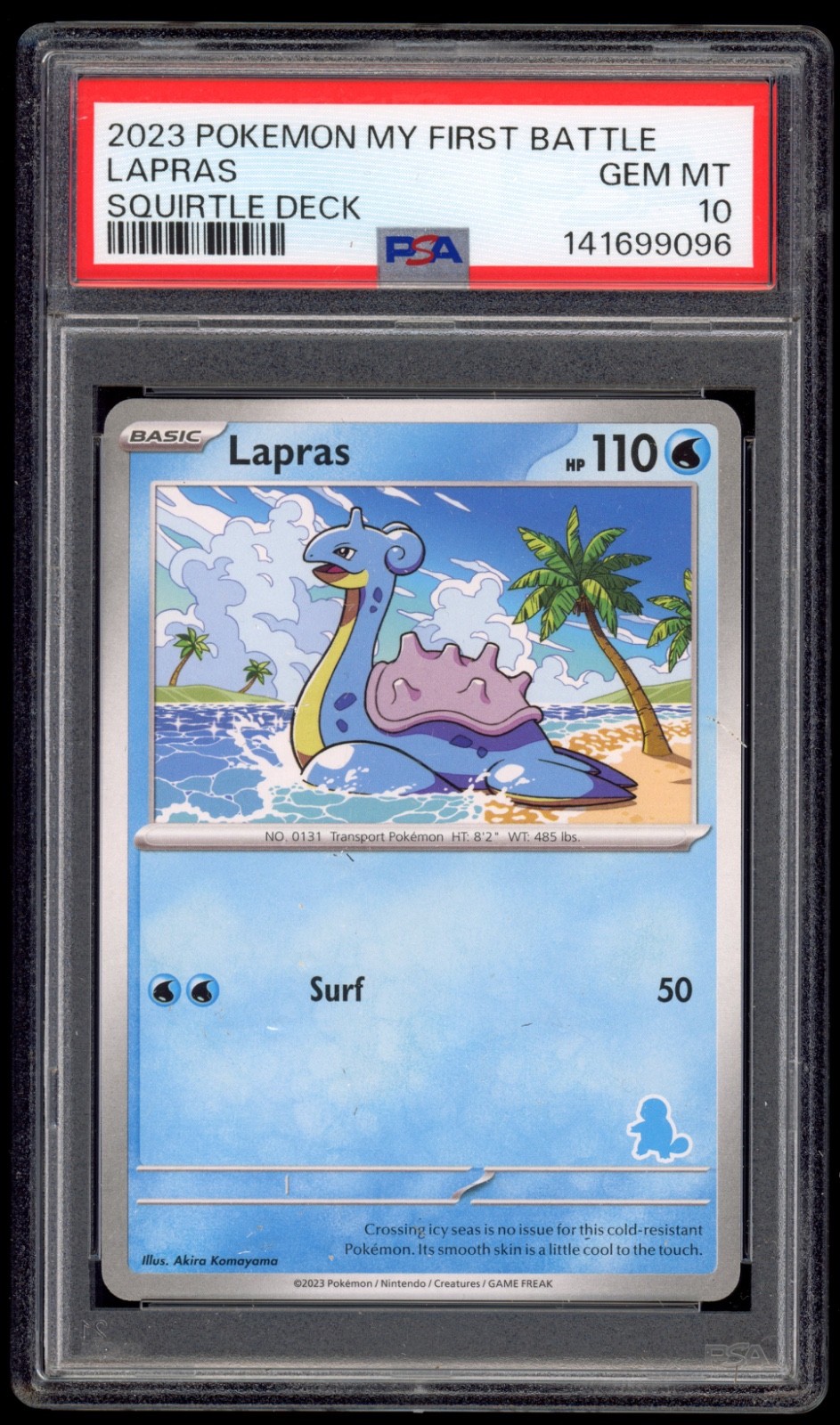2023 Pokemon My First Battle-Squirtle Deck Lapras