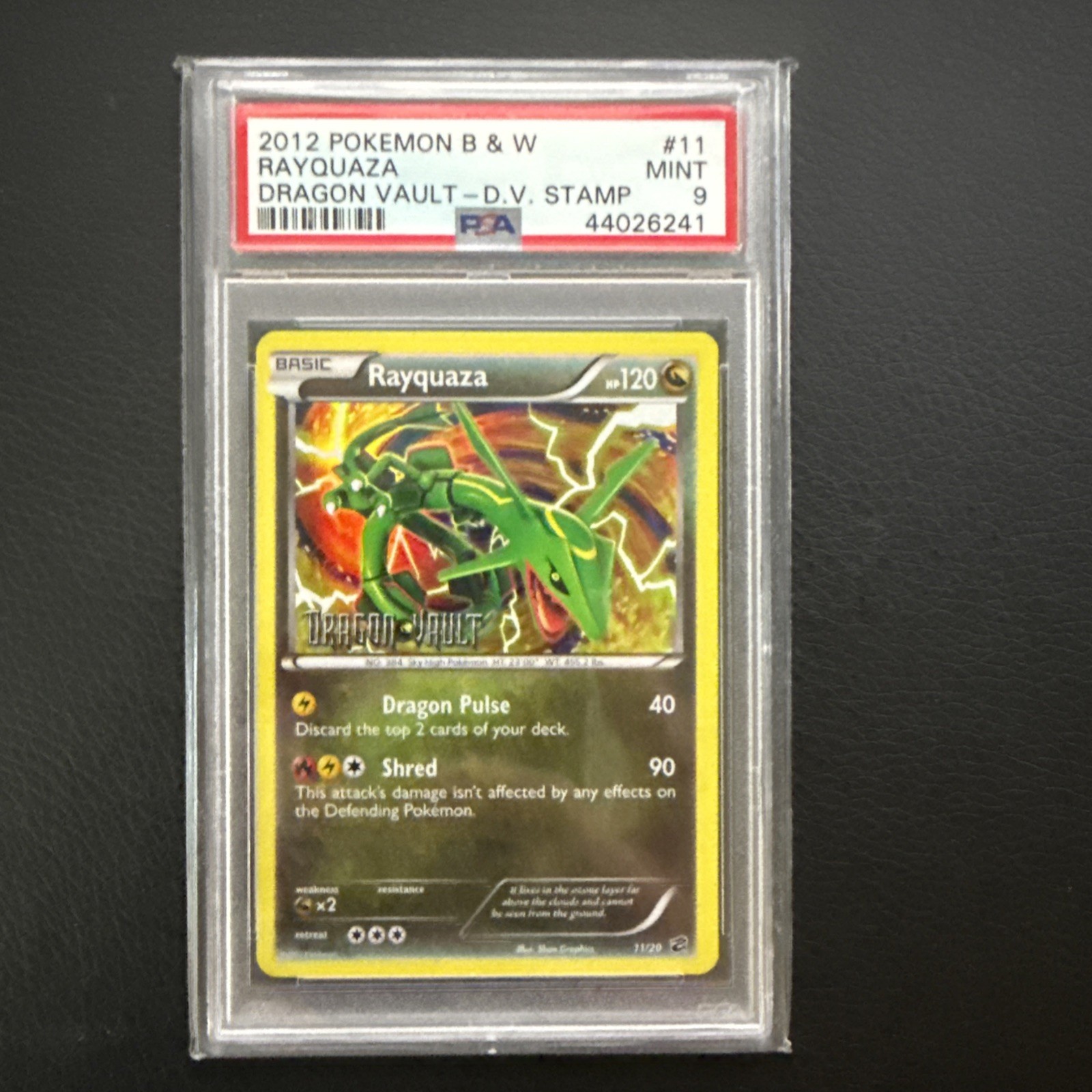 2012 Pokemon Black & White Dragon Vault Rayquaza Dragon Vault Stamp 11