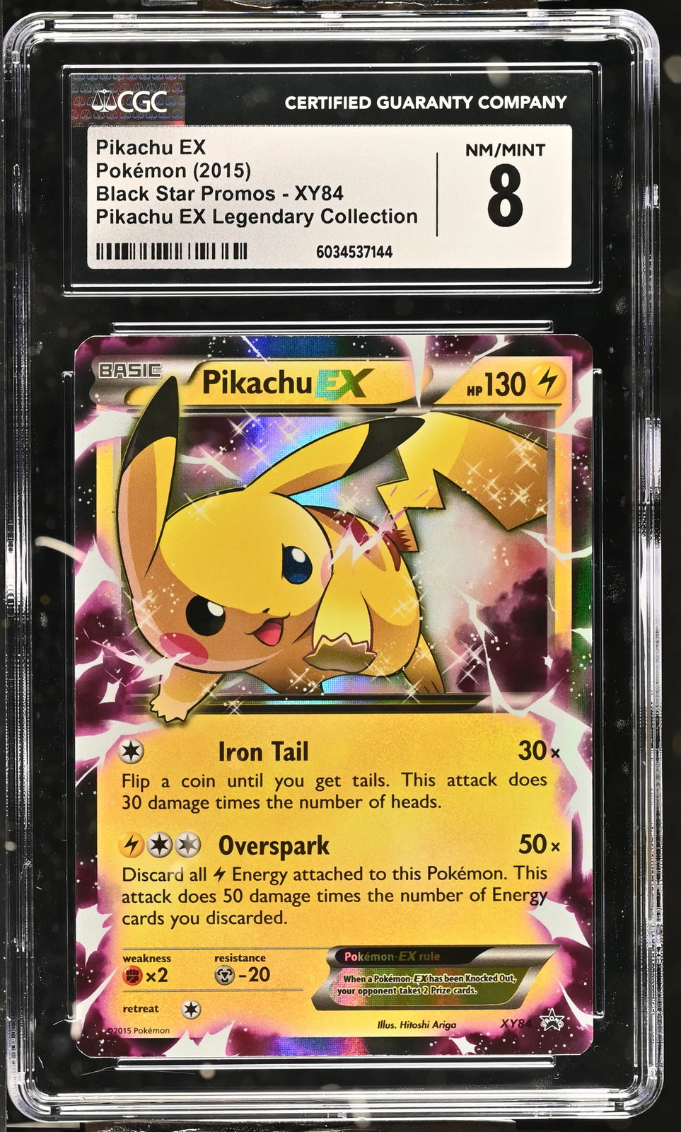 2015 Black Star Promos - XY - English Pikachu EX Pikachu EX Legendary Collection (Holo) XY84