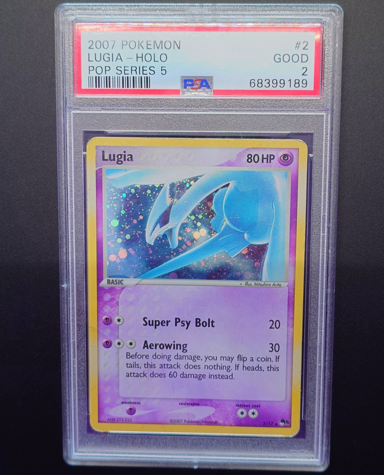 2007 Pokemon Pop Series 5 Lugia-Holo 2