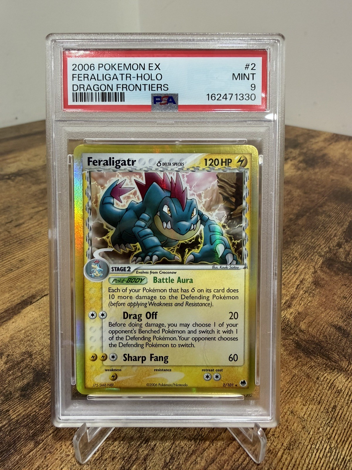 2006 Pokemon EX Dragon Frontiers Feraligatr-Holo 2