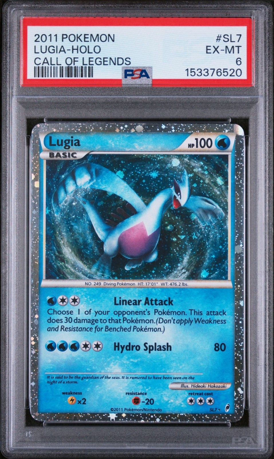 2011 Pokemon Call of Legends Lugia-Holo SL7