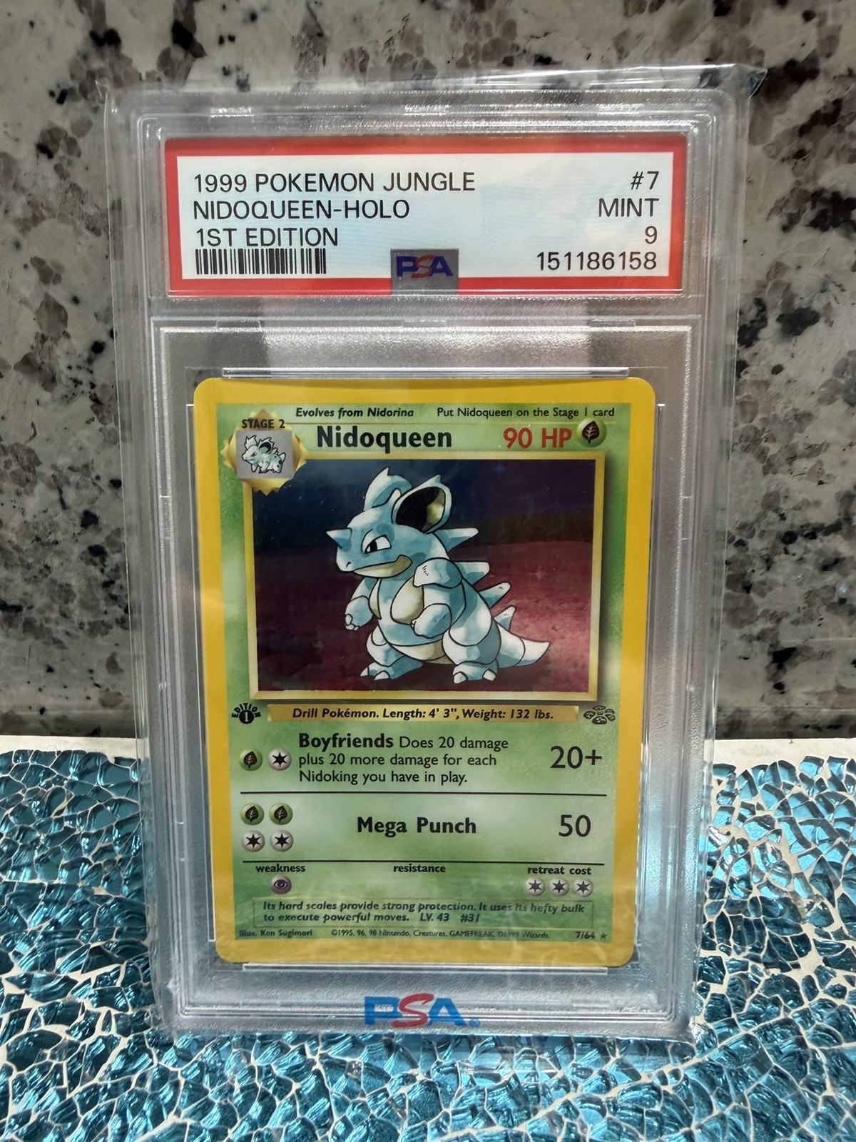 1999 Pokemon Jungle Nidoqueen-Holo 1st Edition 7