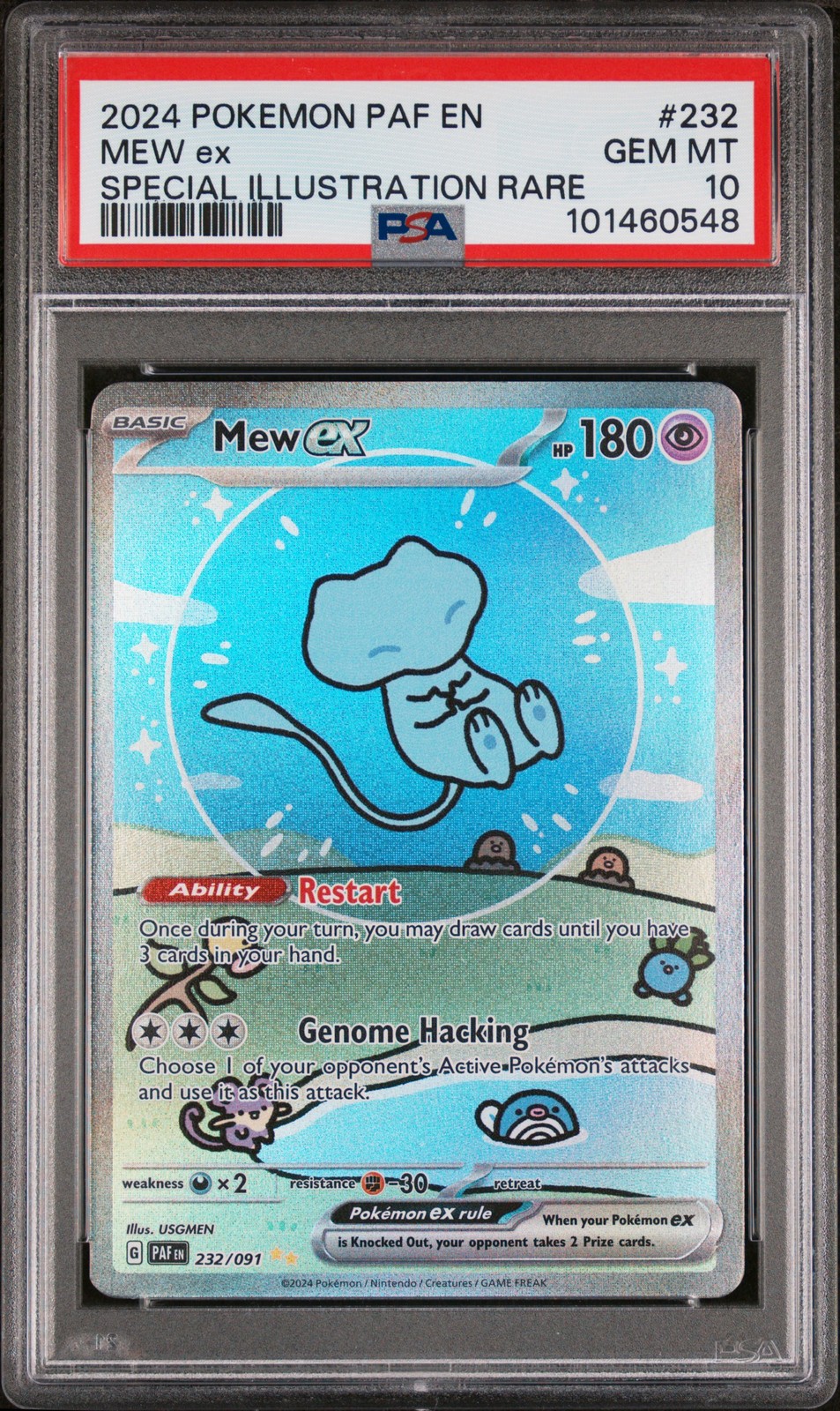 2024 Pokemon Paf EN-Paldean Fates Mew EX Special Illustration Rare 232