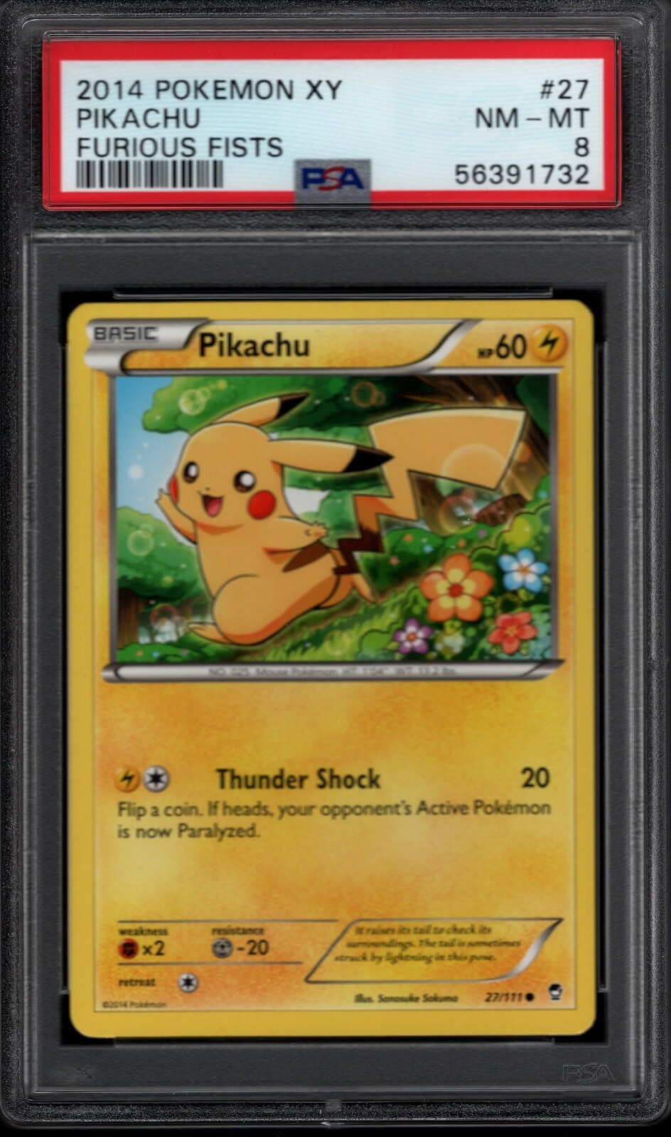 2014 Pokemon XY Furious Fists Pikachu 27