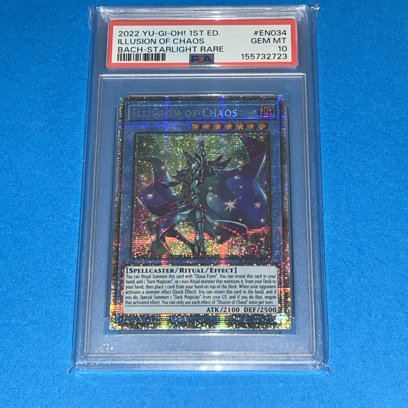 2022 YU-GI-Oh! Bach-Battle of Chaos Illusion of Chaos 1st Edition-Starlight Rare EN034