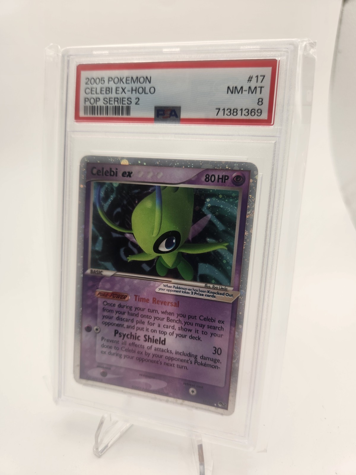 2005 Pokemon Pop Series 2 Celebi EX-Holo 17