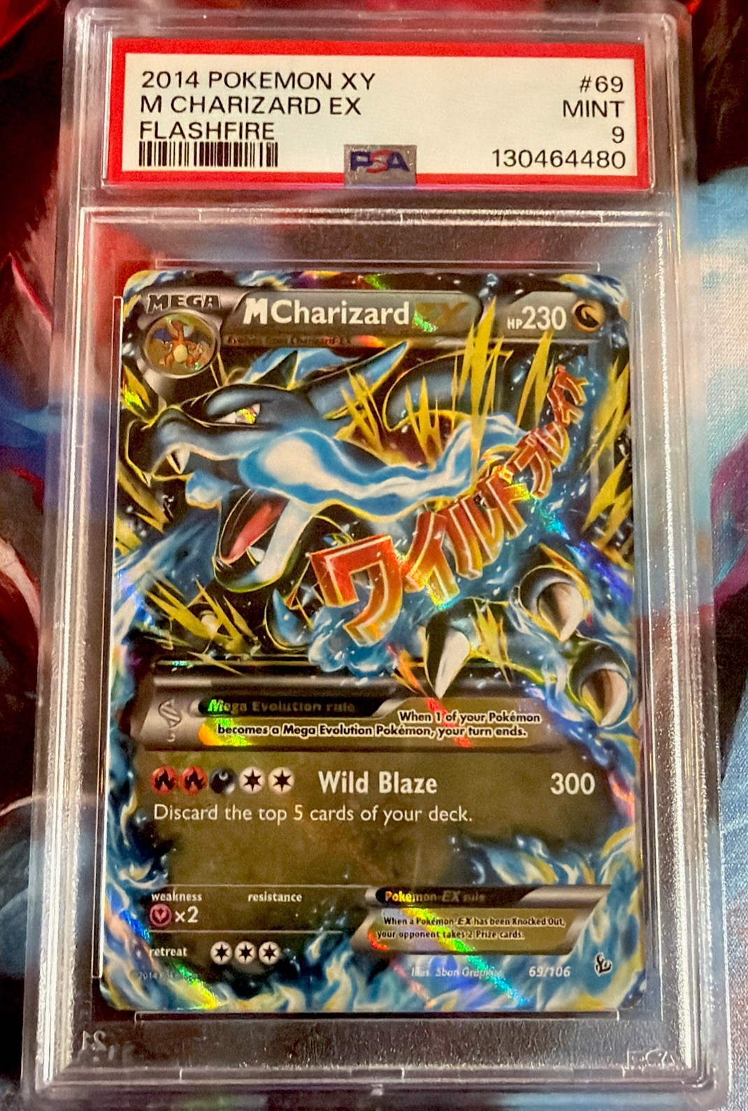 2014 Pokemon XY Flashfire M Charizard EX 69
