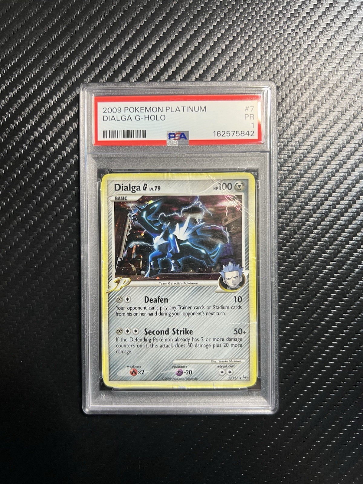 2009 Pokemon Platinum Dialga G-Holo 7