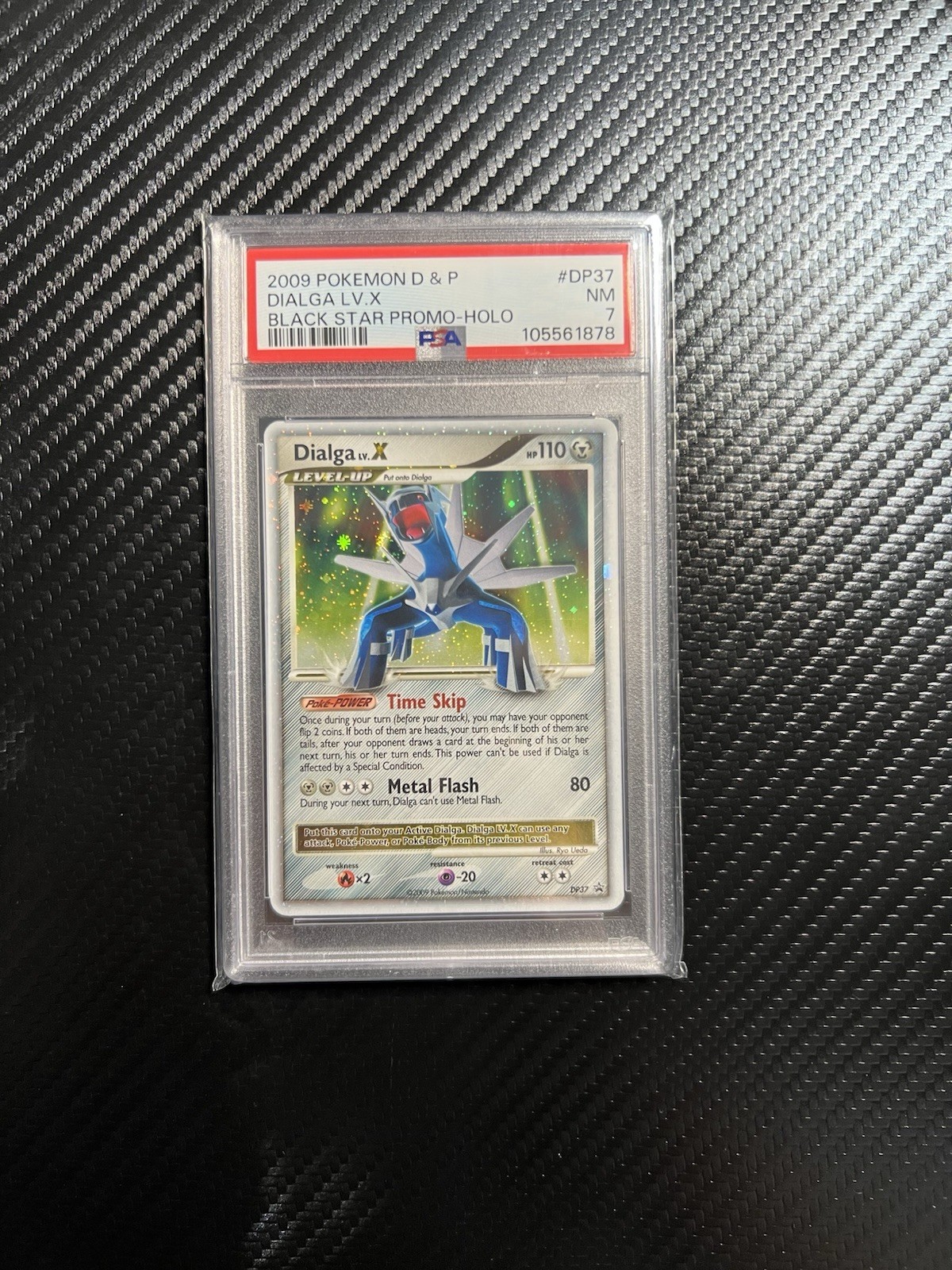 2009 Pokemon Diamond & Pearl Black Star Promo Dialga LV.X-Holo DP37