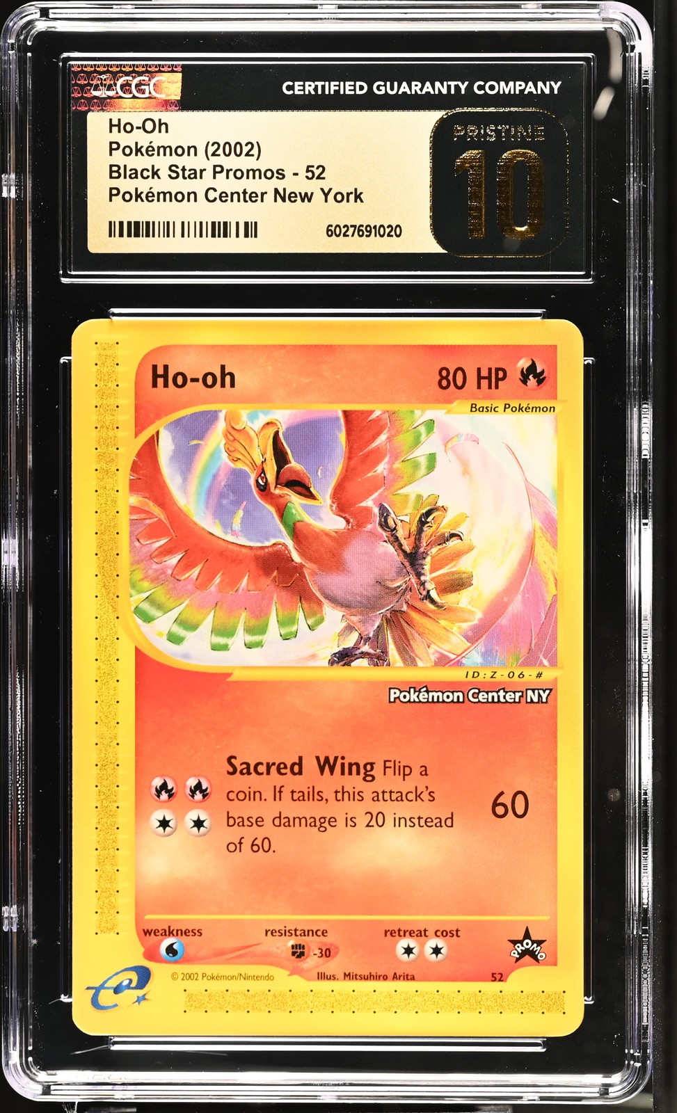 2002 Black Star Promos - WotC - English Ho-Oh Pokémon Center New York 52