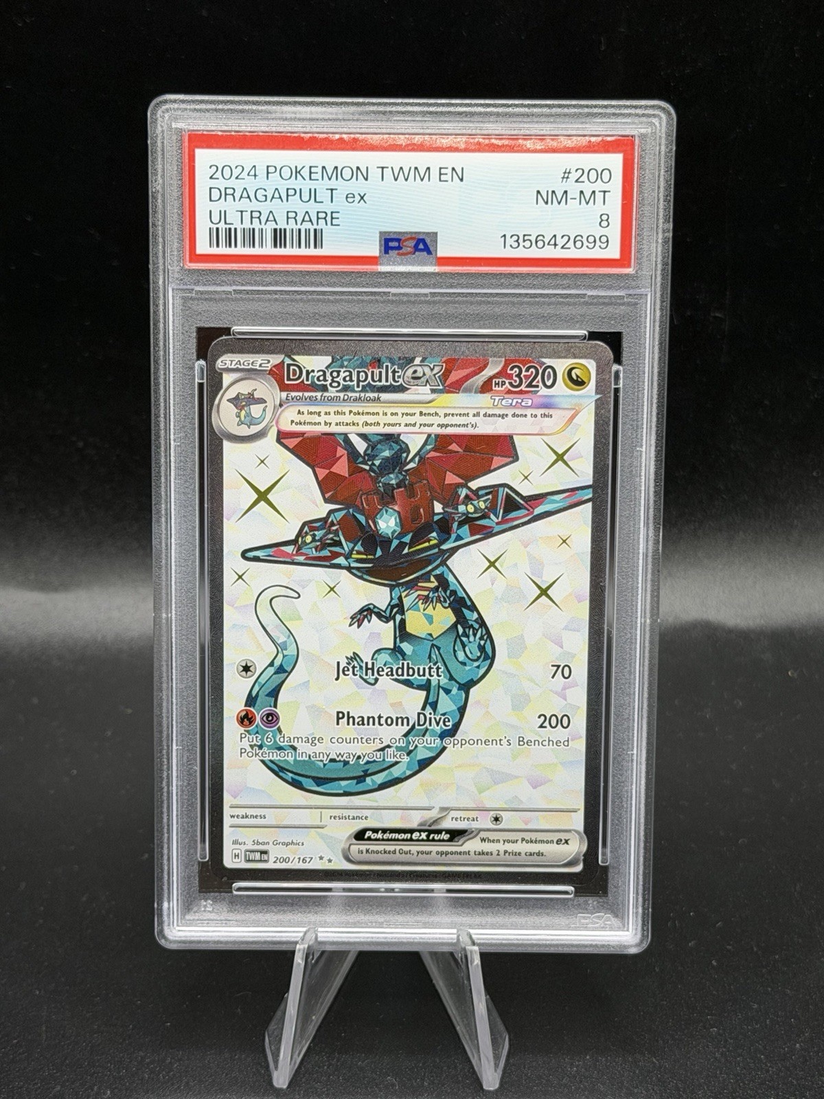 2024 Pokemon Twm EN-Twilight Masquerade Dragapult EX Ultra Rare 200