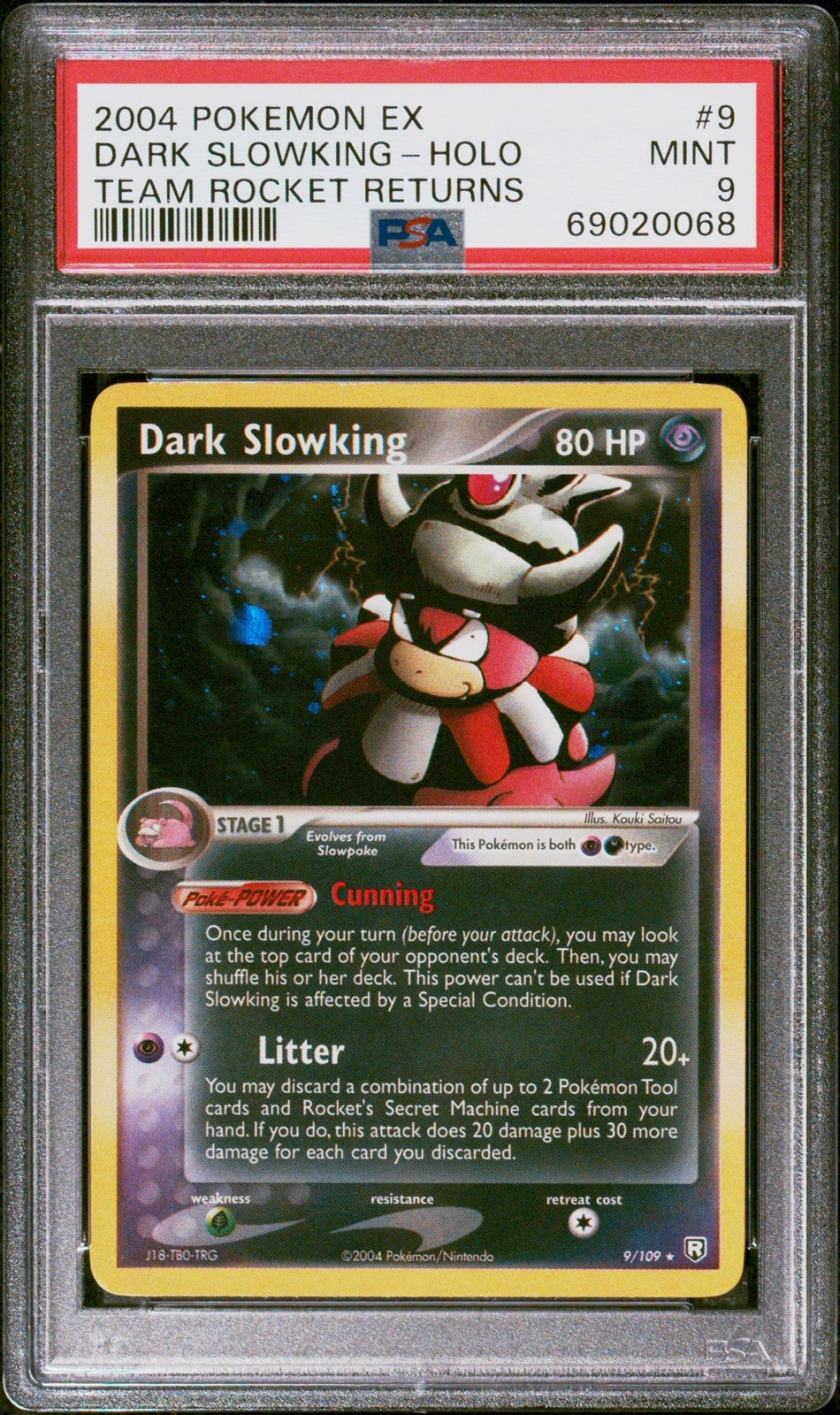 2004 Pokemon EX Team Rocket Returns Dark Slowking-Holo 9