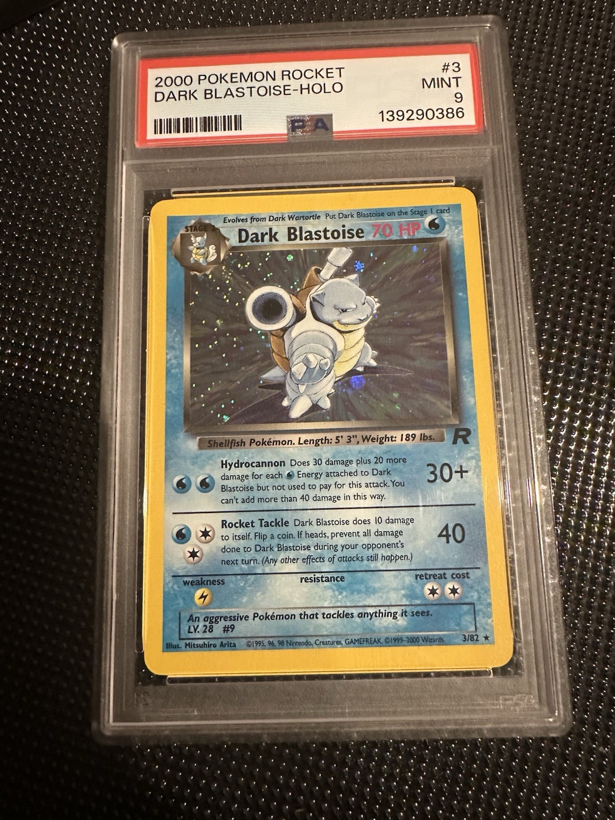 2000 Pokemon Rocket Dark Blastoise-Holo 3