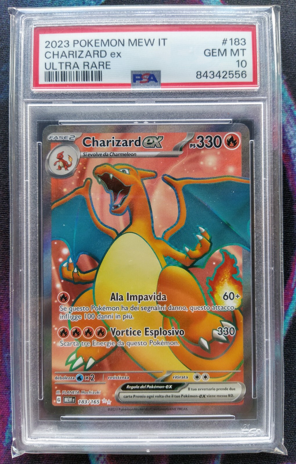 2023 Pokemon Italian Mew It-151 Charizard EX Ultra Rare 183