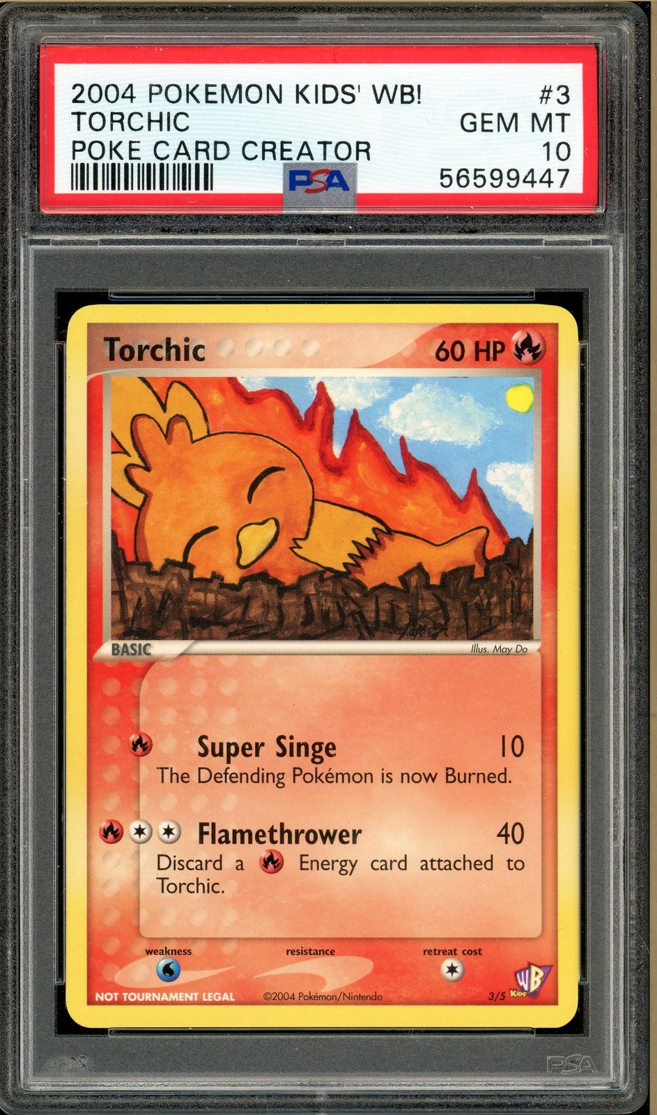 2004 Pokemon Kids' WB! Poke Card Creator Torchic 3