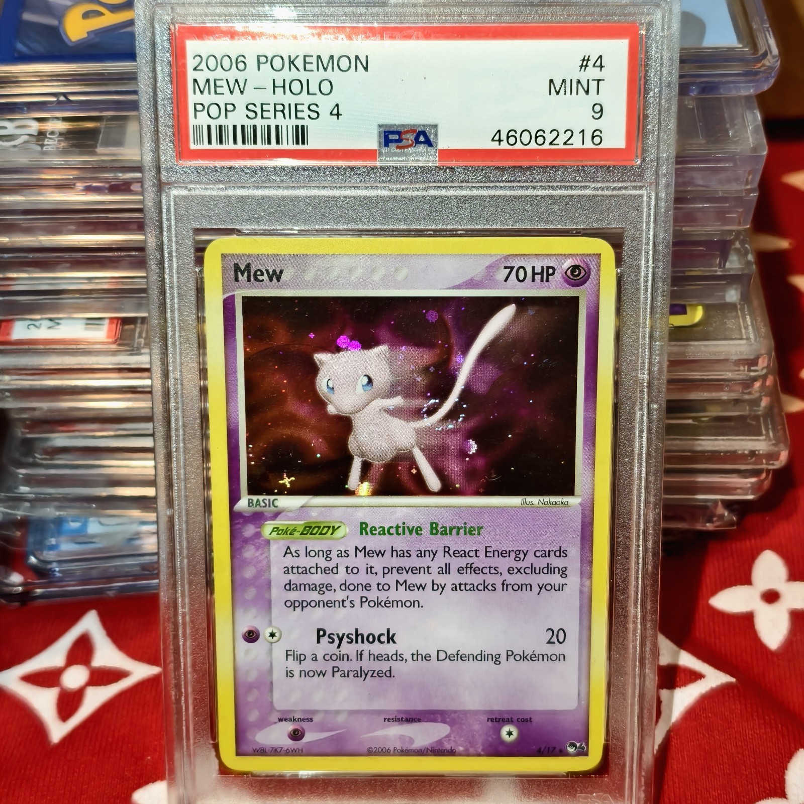 2006 Pokemon Pop Series 4 Mew-Holo 4