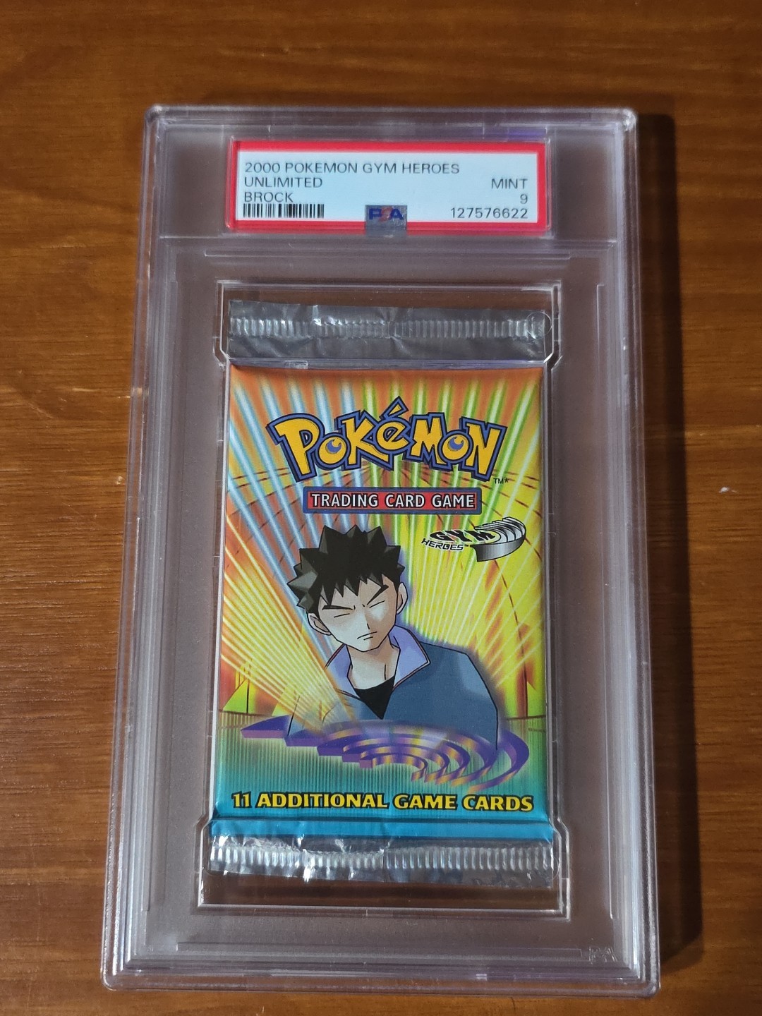 2000 Pokemon Gym Heroes Pack Foil Unlimited-Brock