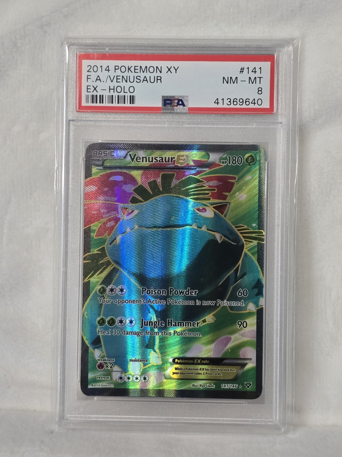 2014 Pokemon XY Full Art/Venusaur EX 141