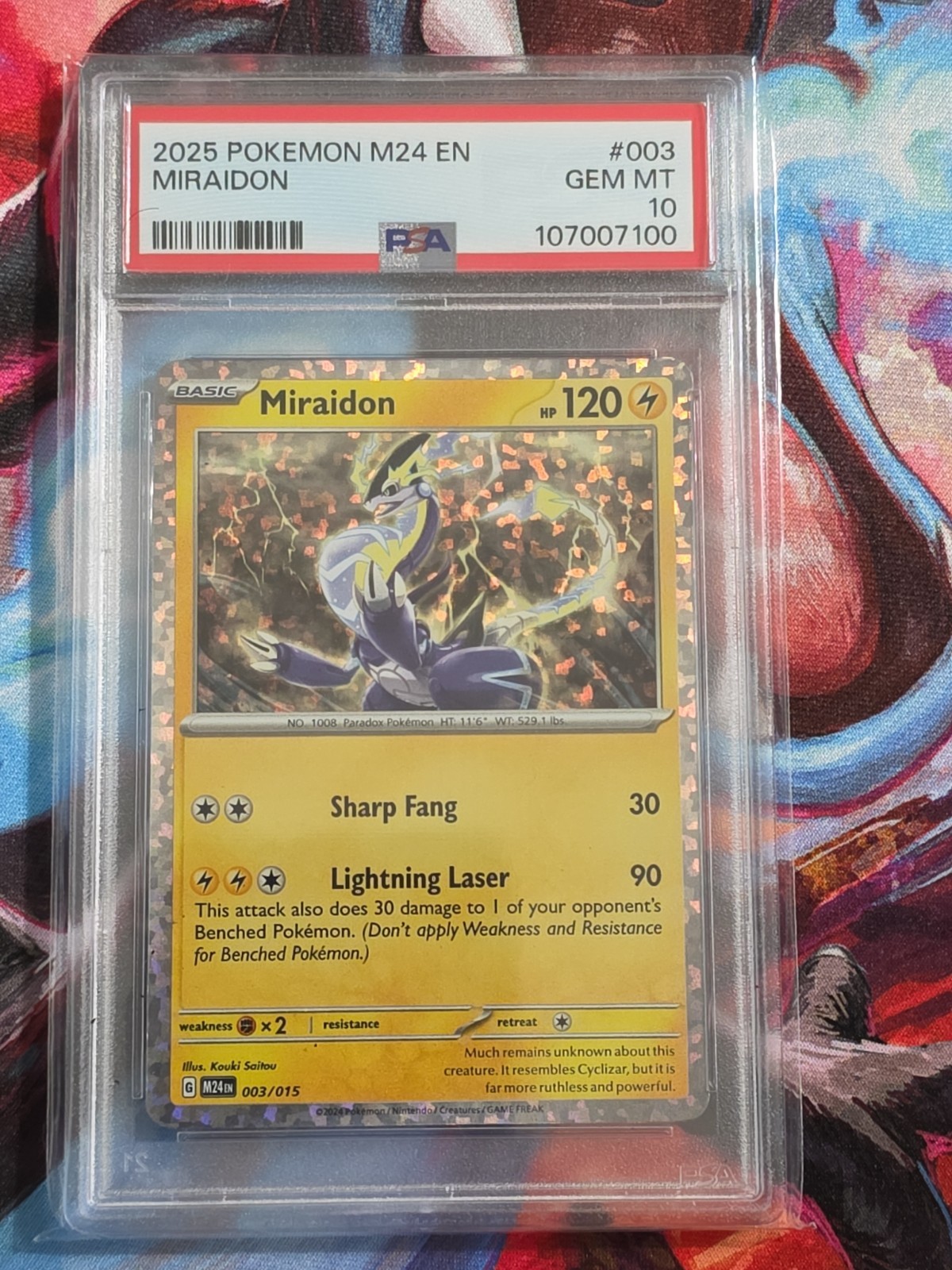 2025 Pokemon M24 EN-Mcdonald's Collection Miraidon 003