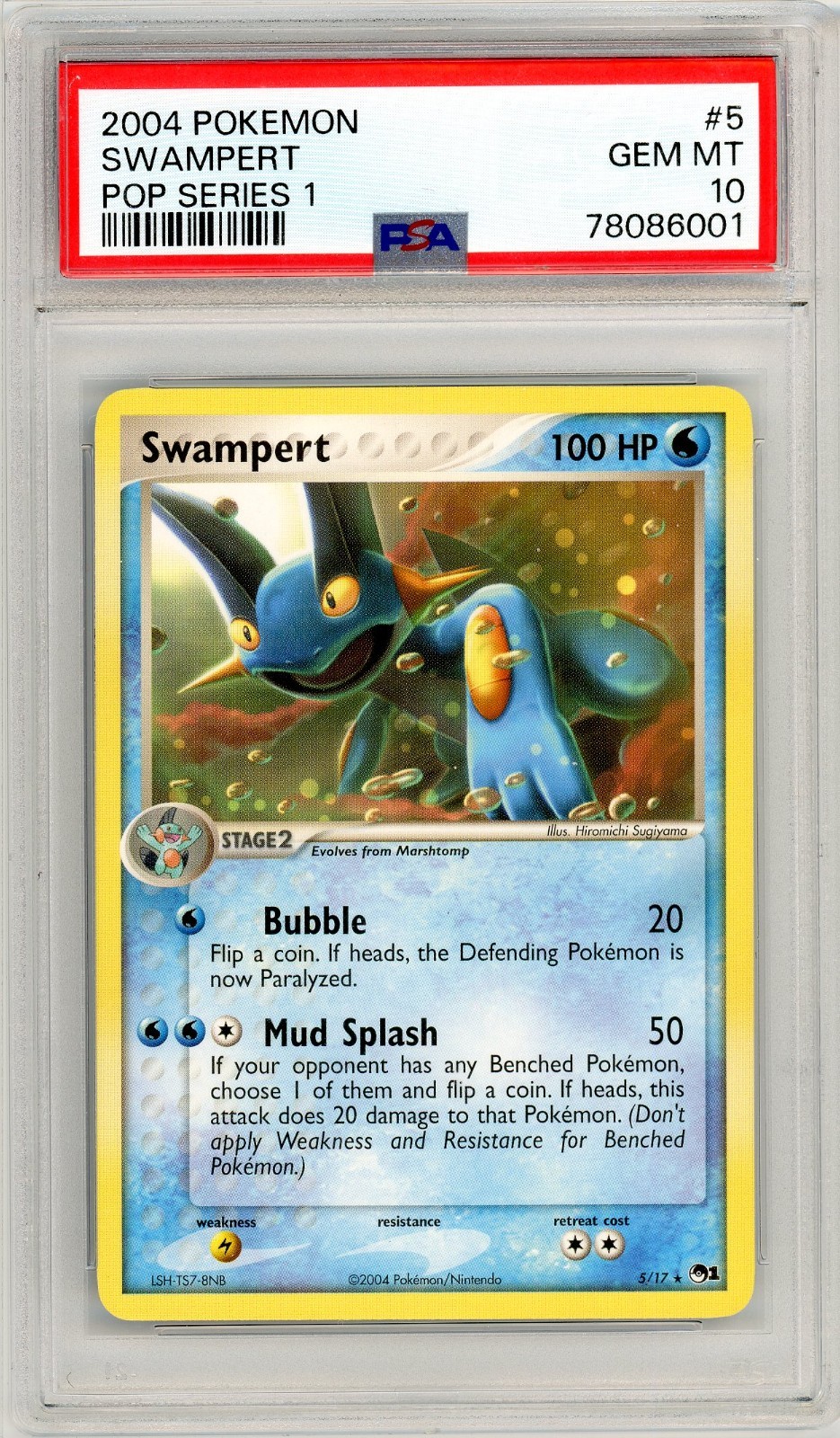 2004 Pokemon Pop Series 1 Swampert 5