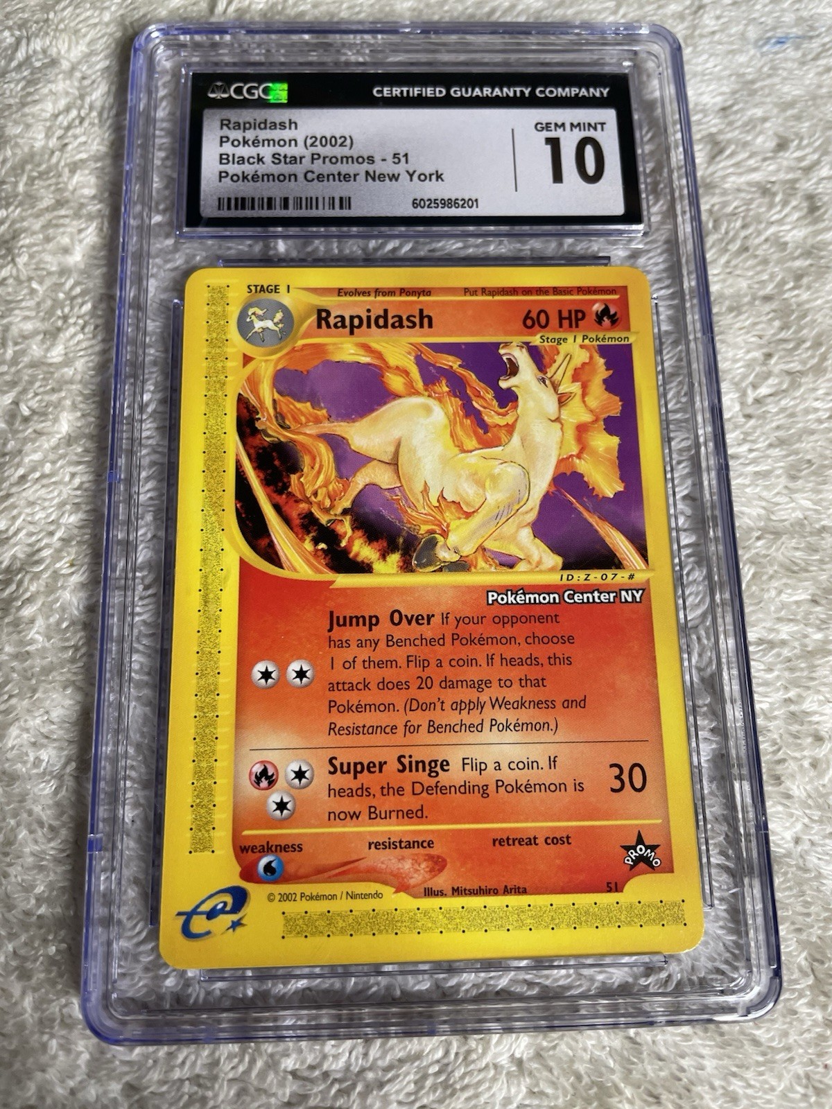 2002 Black Star Promos - WotC - English Rapidash Pokémon Center New York 51