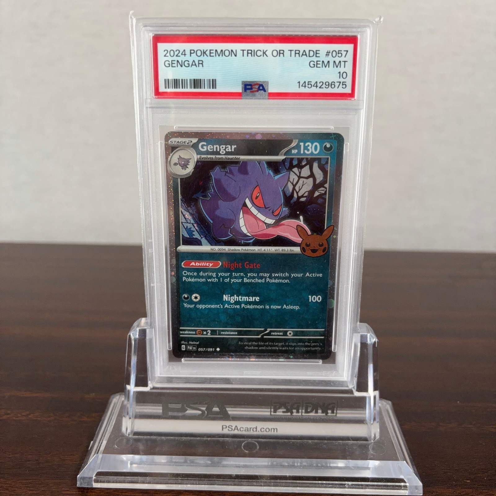 2024 Pokemon Trick or Trade Gengar 057