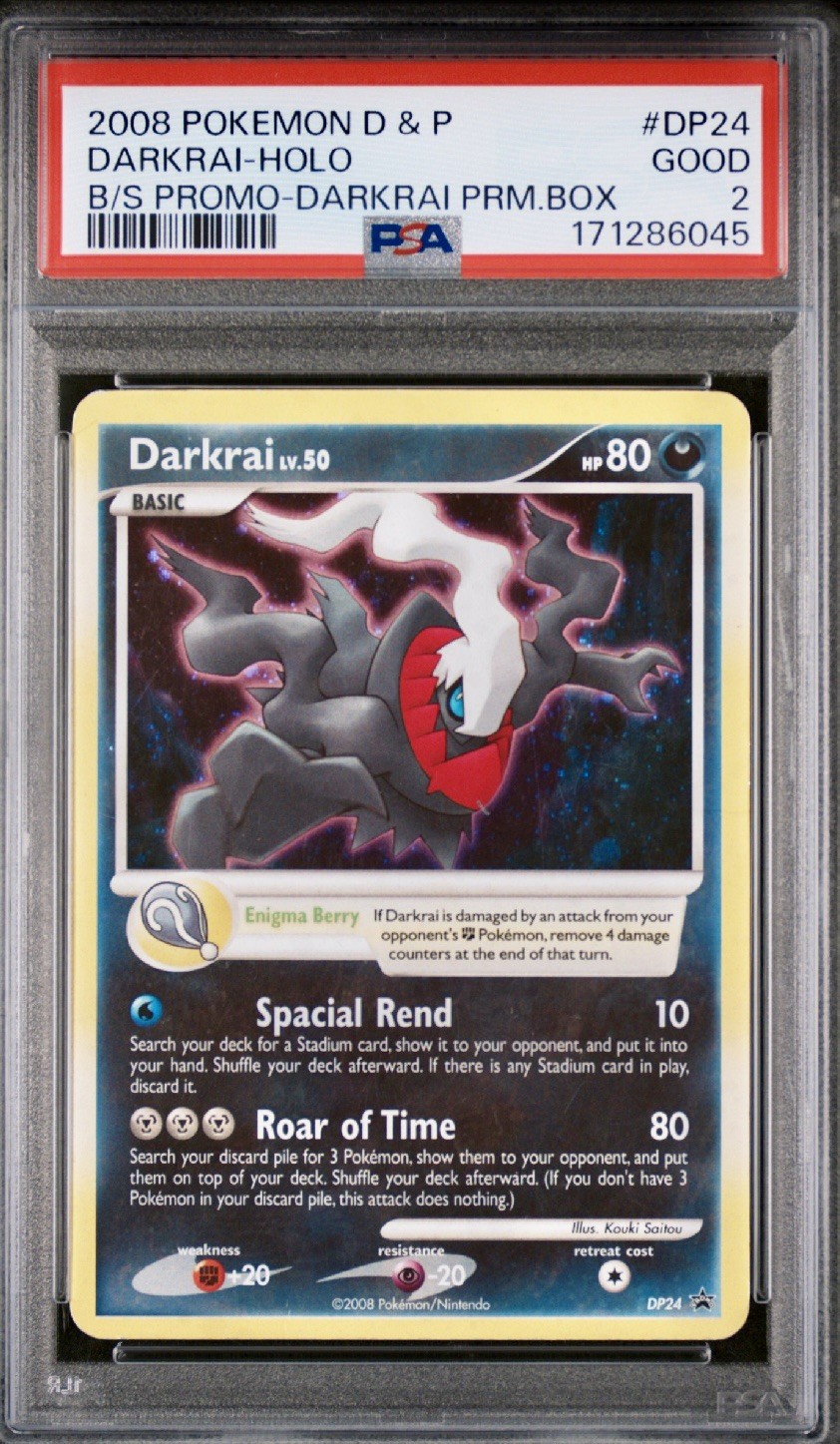 2008 Pokemon Diamond & Pearl Black Star Promo Darkrai-Holo Darkrai Premium Box DP24