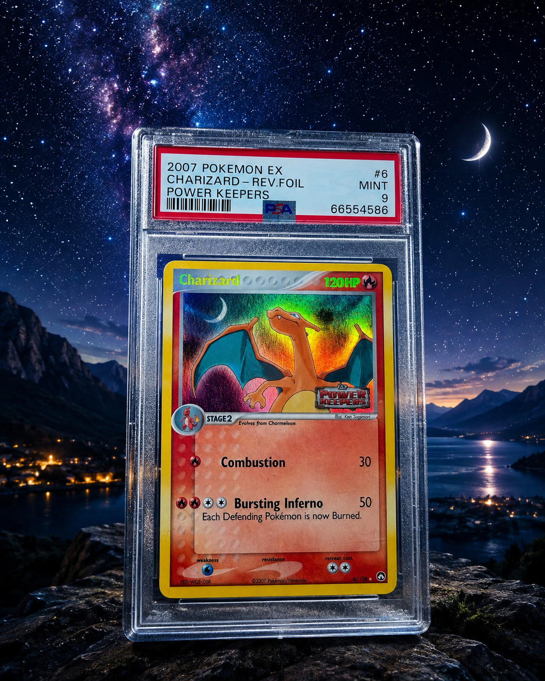 2007 Pokemon EX Power Keepers Charizard-Reverse Foil 6