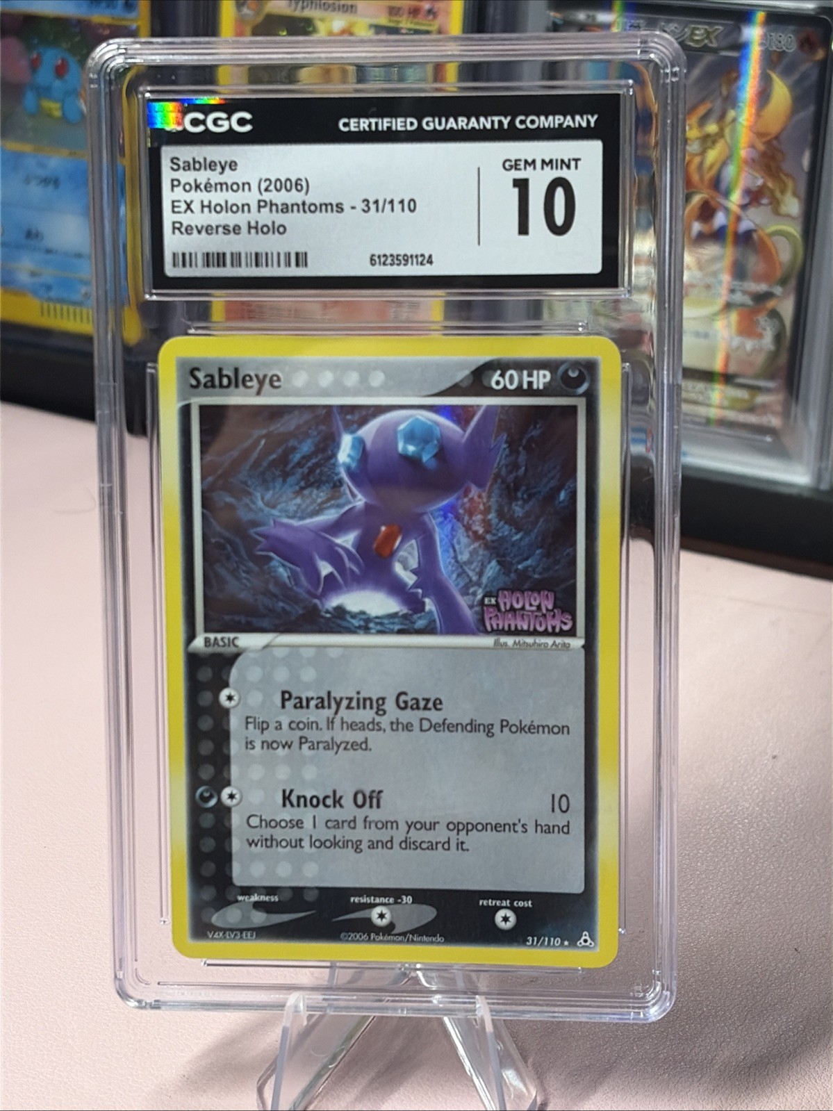 2006 EX Holon Phantoms - English Sableye Rare Reverse Holo 31/110