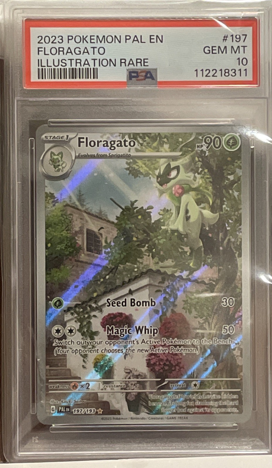 2023 Pokemon Pal EN-Paldea Evolved Floragato Illustration Rare 197