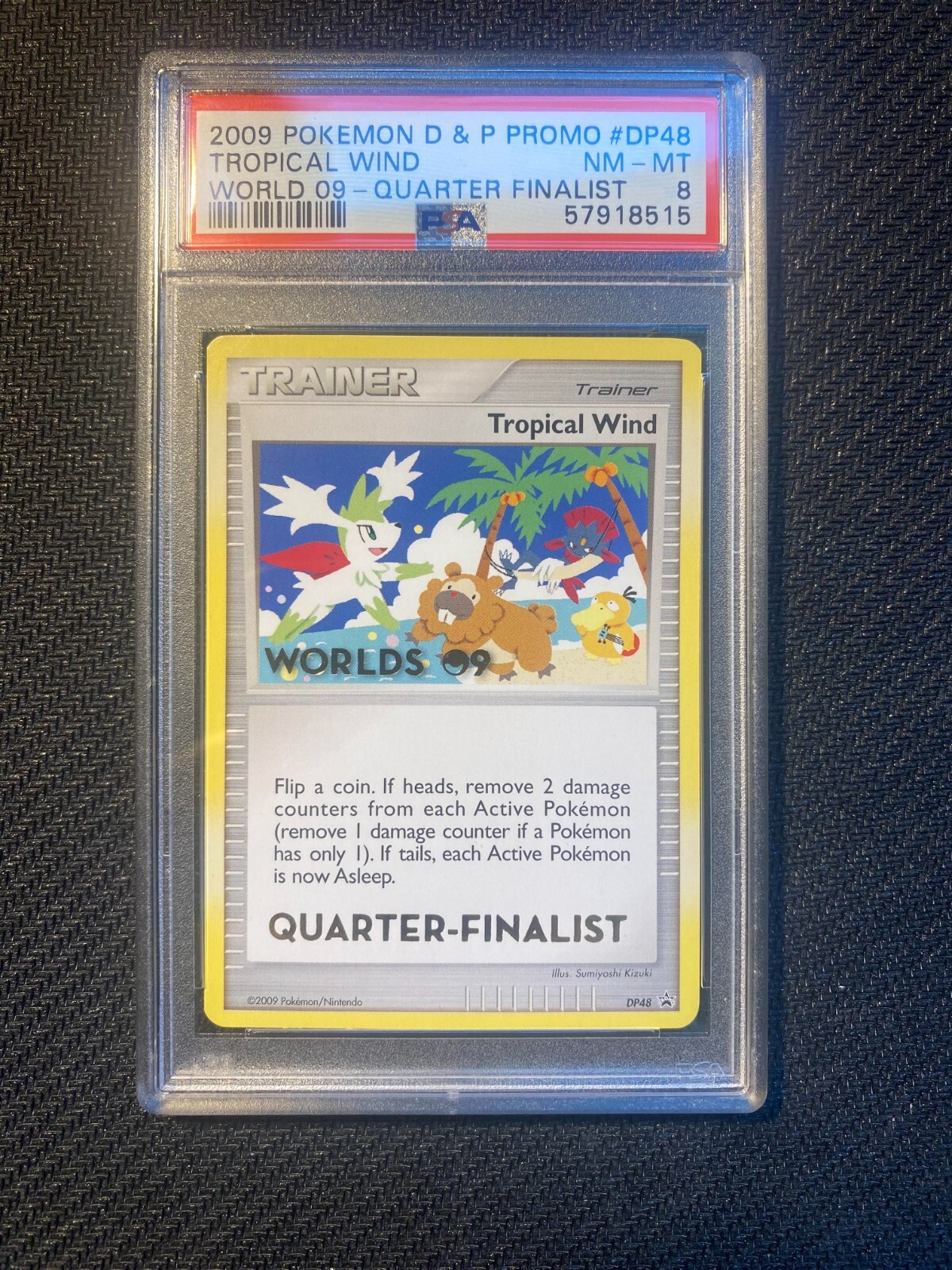 2009 Pokemon Diamond & Pearl World 09 Promo Tropical Wind Quarter Finalist DP48